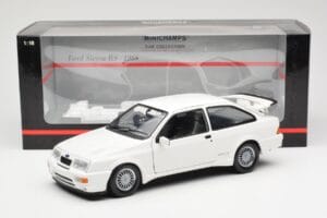 Ford Sierra RS RHD Vit Minichamps 1:18 150084070 Metall — bild 8 av 8