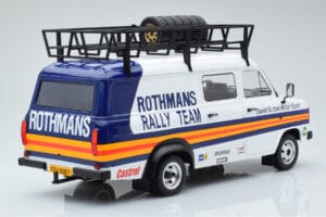 Ford Transit Mk2 Van Team Rothmans Rally Assistance IXO 1:18 18RMC057XE Metall — bild 2 av 6