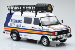 Ford Transit Mk2 Van Team Rothmans Rally Assistance IXO 1:18 18RMC057XE Metall — bild 4 av 6