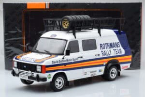 Ford Transit Mk2 Van Team Rothmans Rally Assistance IXO 1:18 18RMC057XE Metall — bild 6 av 6