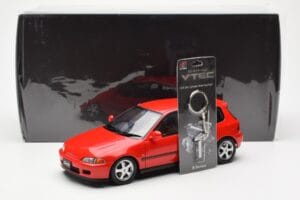 Honda Civic EG6 VTEC Röd LCD 1:18 LCD18018-RE Metall — bild 11 av 11