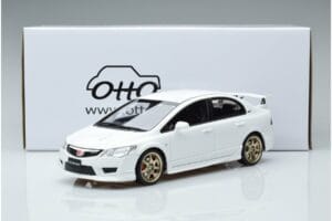 Honda Civic FD2 Type R Mugen Vit Otto 1:18 OT941 Resin — bild 6 av 6