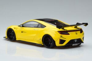 Honda NSX NC1 LB Works Liberty Walk Gul GT Spirit 1:18 KJ034 Resin — bild 5 av 6