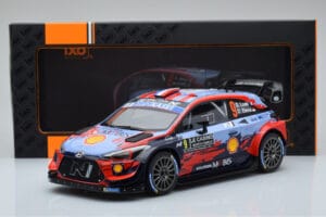 Hyundai i20 Coupe WRC #9 S. Loeb / I. Galmiche Rally Monte Carlo 2020 IXO 1:18 18RMC067B Metall — bild 6 av 6