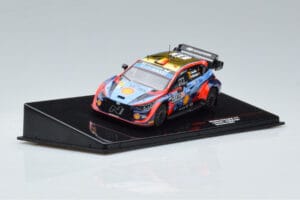 Hyundai i20 N Rally1 #11 T. Neuville / M. Wydaeghe Safari Rally Kenya 2022 IXO 1:43 RAM855 Metall — bild 2 av 4