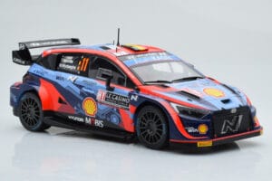 Hyundai i20 N Rally1 #11 T. Neuville / M. Wydaeghe Rally Monte Carlo 2022 IXO 1:18 18RMC112 Metall — bild 4 av 6