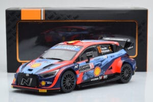 Hyundai i20 N Rally1 #11 T. Neuville / M. Wydaeghe Rally Monte Carlo 2022 IXO 1:18 18RMC112 Metall — bild 6 av 6