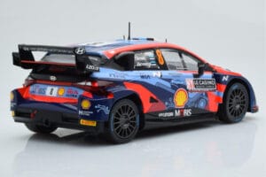 Hyundai i20 N Rally1 #8 O. Tanak / M. Jarveoja Rally Monte Carlo 2022 IXO 1:18 18RMC113 Metall — bild 2 av 6