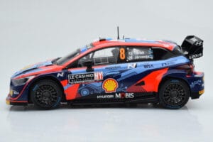 Hyundai i20 N Rally1 #8 O. Tanak / M. Jarveoja Rally Monte Carlo 2022 IXO 1:18 18RMC113 Metall — bild 3 av 6