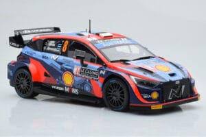 Hyundai i20 N Rally1 #8 O. Tanak / M. Jarveoja Rally Monte Carlo 2022 IXO 1:18 18RMC113 Metall — bild 4 av 6