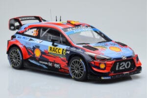 Hyundai i20 Coupe WRC #6 D. Sordo / C. del Barrio Rally Catalunya 2019 IXO 1:18 18RMC052C Metall — bild 4 av 6