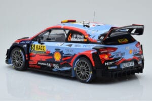 Hyundai i20 Coupe WRC #6 D. Sordo / C. del Barrio Rally Catalunya 2019 IXO 1:18 18RMC052C Metall — bild 5 av 6