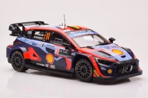 Hyundai i20 N Rally1 #11 T. Neuville / M. Wydaeghe Rally Monte Carlo 2023 IXO 1:18 18RMC153A Metall — bild 4 av 6