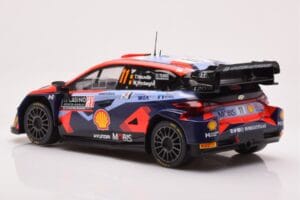 Hyundai i20 N Rally1 #11 T. Neuville / M. Wydaeghe Rally Monte Carlo 2023 IXO 1:18 18RMC153A Metall — bild 5 av 6