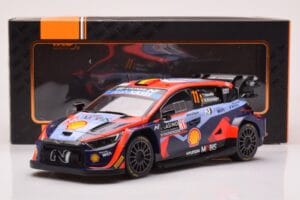 Hyundai i20 N Rally1 #11 T. Neuville / M. Wydaeghe Rally Monte Carlo 2023 IXO 1:18 18RMC153A Metall — bild 6 av 6