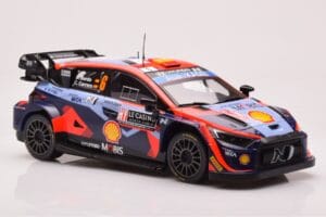 Hyundai i20 N Rally1 #6 D. Sordo / C. Carrera Rally Monte Carlo 2023 IXO 1:18 18RMC153B Metall — bild 4 av 6