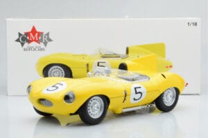 Jaguar D-Type #5 Ecurie Nationale Belge 24 Hours of Le Mans 1956 CMR 1:18 CMR143 Metall — bild 6 av 6