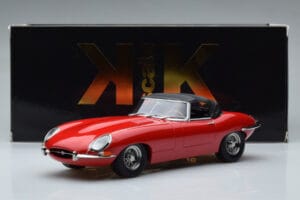 Jaguar E-Type Series 1 Roadster Röd KK-Scale 1:18 KKDC180484 Metall — bild 6 av 6