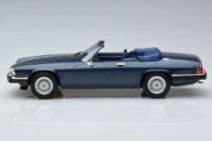 Jaguar XJS V12 Cabriolet Blå Metallic Begränsad Upplaga Norev 1:18 182636 Metall — bild 3 av 6