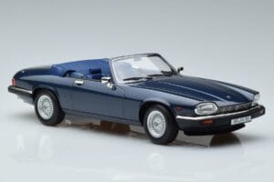 Jaguar XJS V12 Cabriolet Blå Metallic Begränsad Upplaga Norev 1:18 182636 Metall — bild 4 av 6