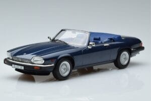 Jaguar XJS V12 Cabriolet Blå Metallic Begränsad Upplaga Norev 1:18 182636 Metall