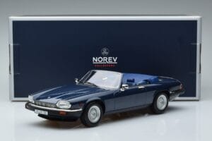 Jaguar XJS V12 Cabriolet Blå Metallic Begränsad Upplaga Norev 1:18 182636 Metall — bild 6 av 6
