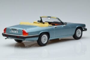 Jaguar XJS V12 Cabriolet Ljusblå Metallic Norev 1:18 182635 Metall — bild 2 av 6