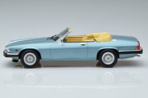 Jaguar XJS V12 Cabriolet Ljusblå Metallic Norev 1:18 182635 Metall — bild 3 av 6