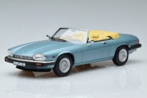 Jaguar XJS V12 Cabriolet Ljusblå Metallic Norev 1:18 182635 Metall