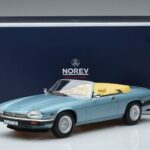 Jaguar XJS V12 Cabriolet Ljusblå Metallic Norev 1:18 182635 Metall - image 6 of 6