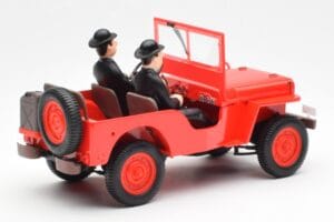 Jeep Willys Tintin 2 Figurer UT Models 1:18 180150000 Metall — bild 2 av 6