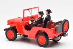 Jeep Willys Tintin 2 Figurer UT Models 1:18 180150000 Metall — bild 5 av 6