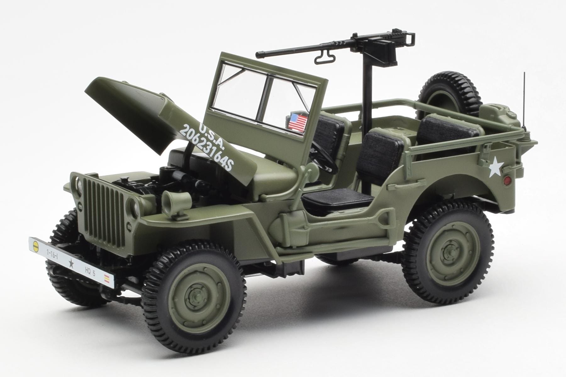 Jeep Willys MB US Army D-Day 1944 Norev 1:18 189016 Metall — bild 2 av 10