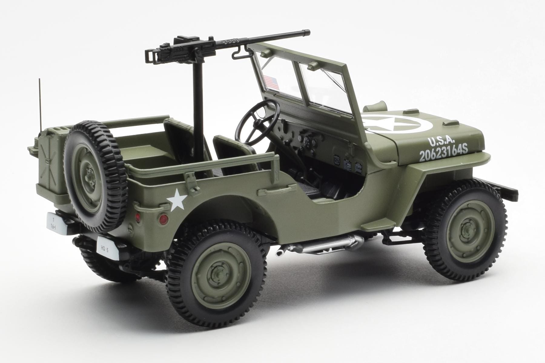 Jeep Willys MB US Army D-Day 1944 Norev 1:18 189016 Metall — bild 3 av 10