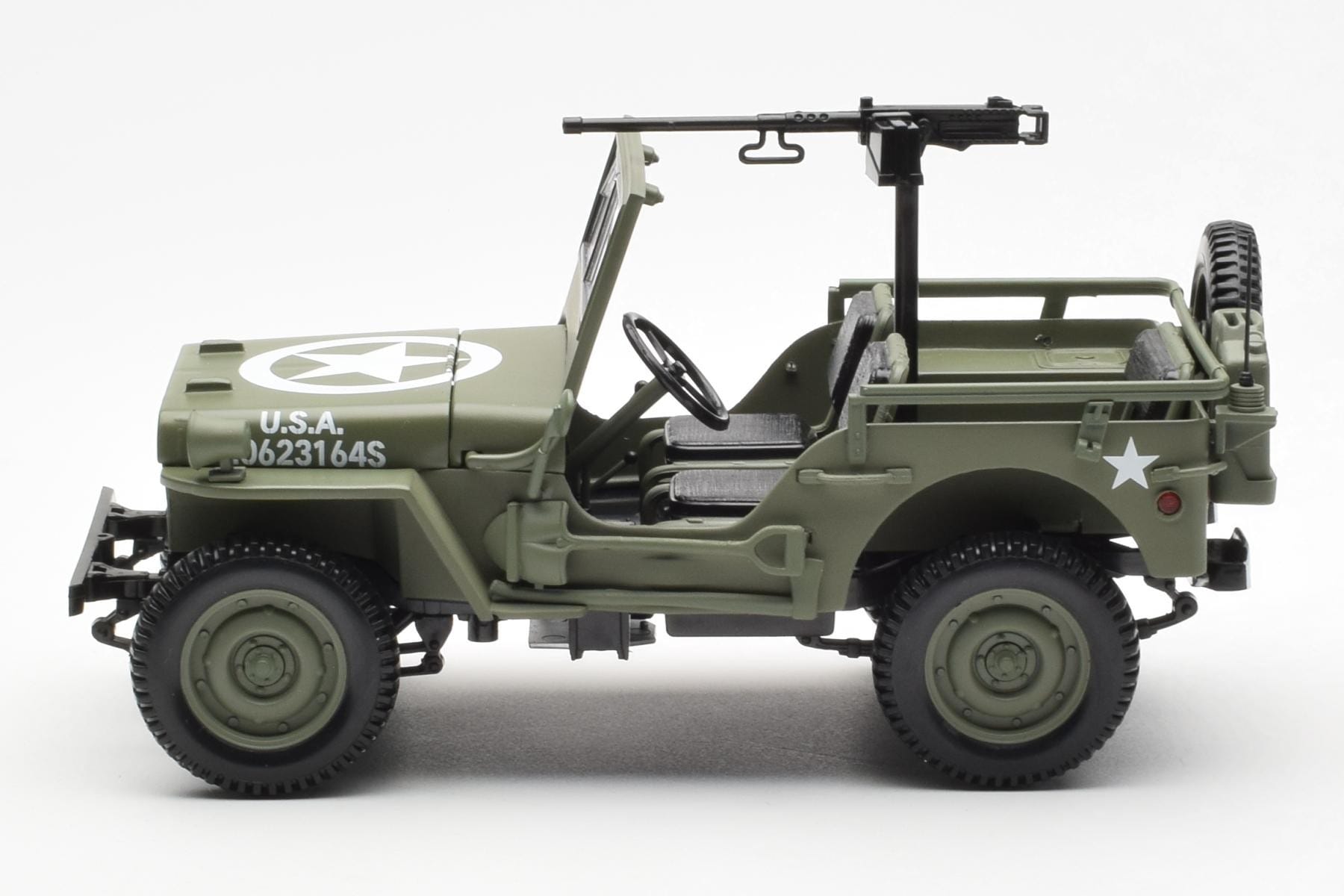Jeep Willys MB US Army D-Day 1944 Norev 1:18 189016 Metall — bild 4 av 10