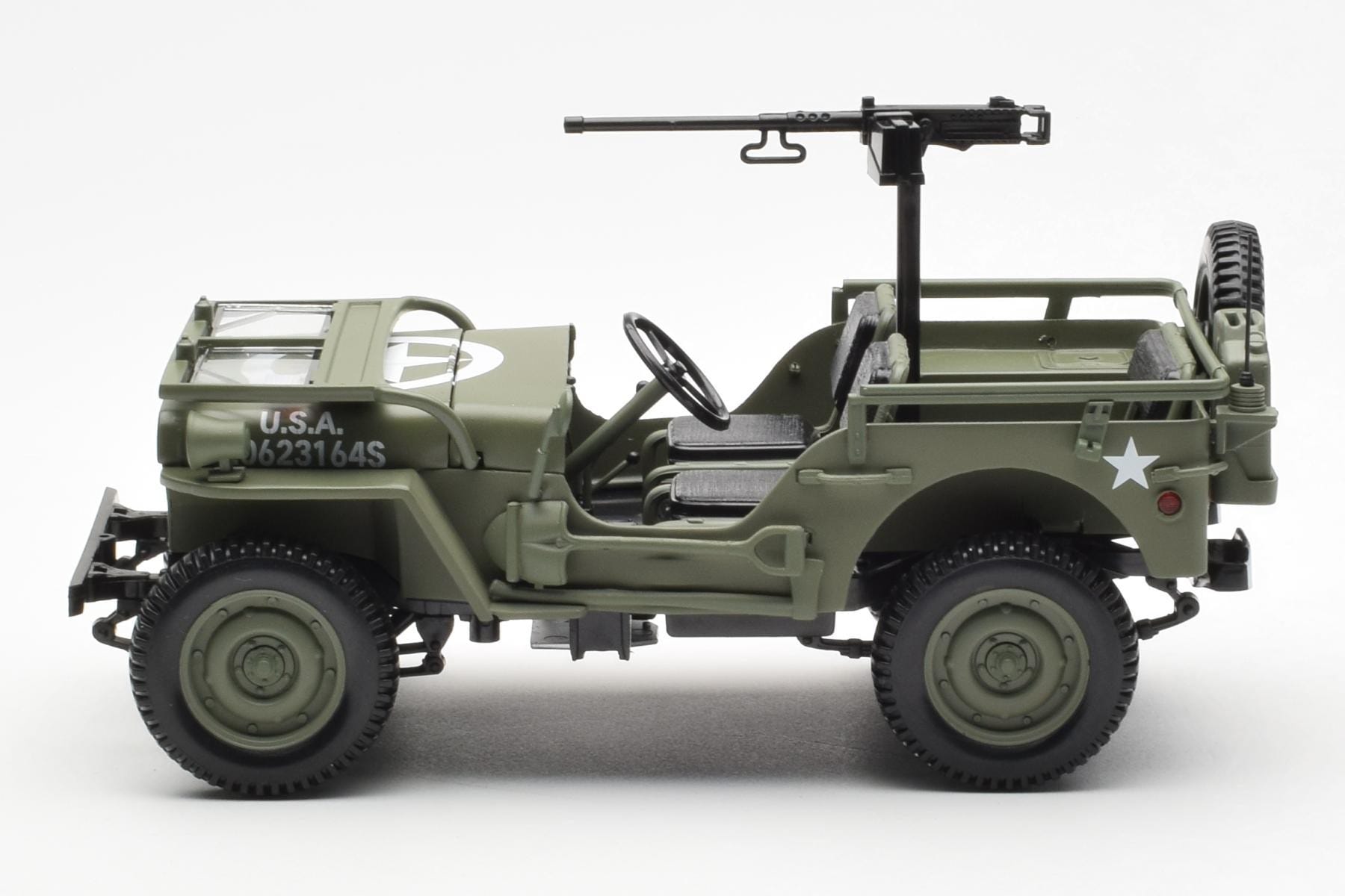 Jeep Willys MB US Army D-Day 1944 Norev 1:18 189016 Metall — bild 5 av 10