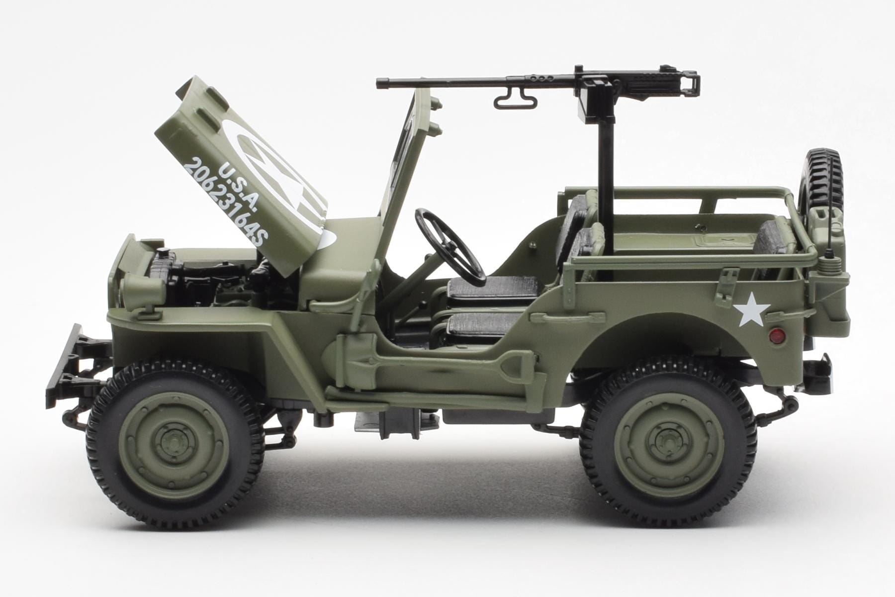 Jeep Willys MB US Army D-Day 1944 Norev 1:18 189016 Metall — bild 6 av 10