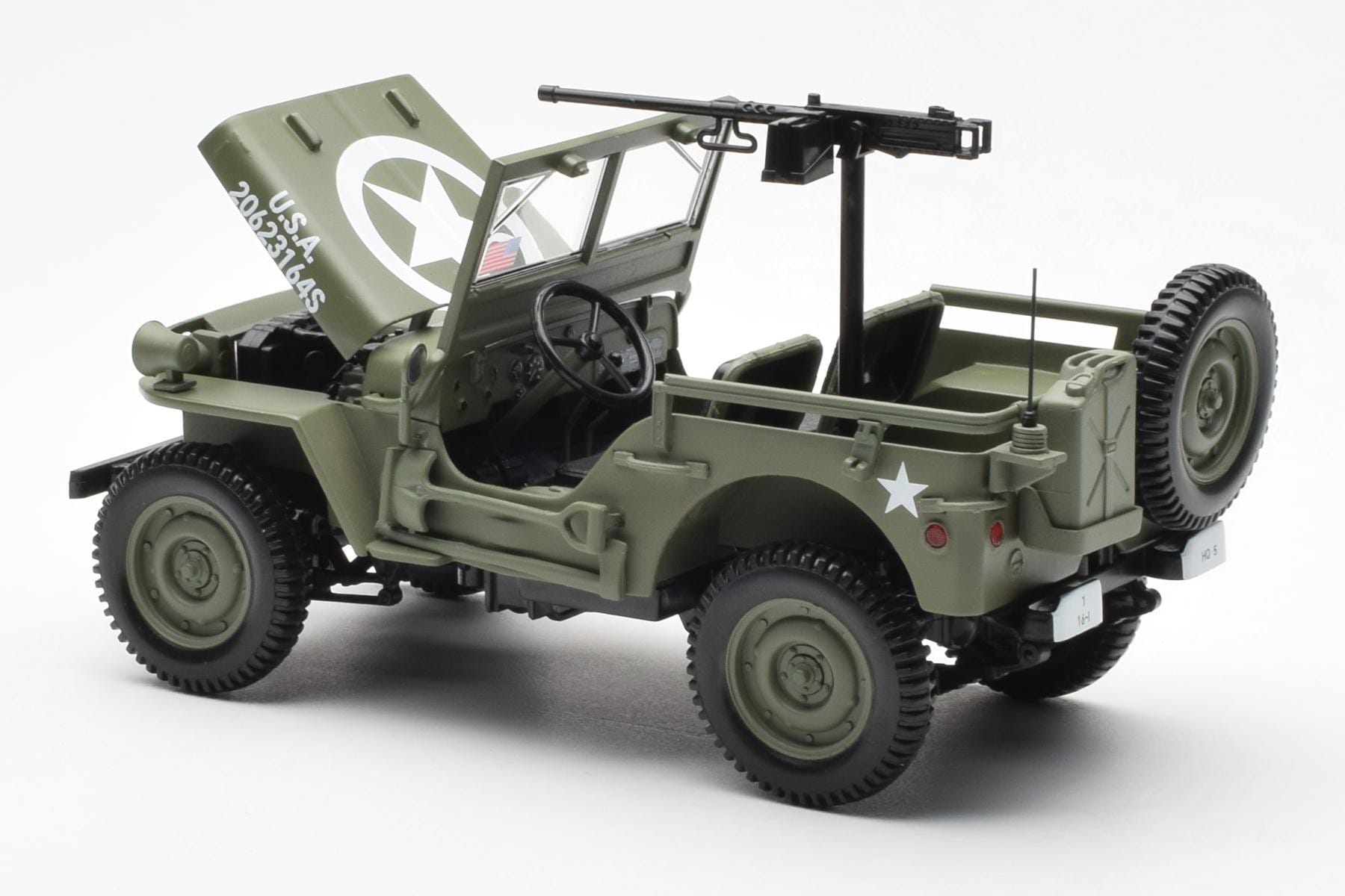 Jeep Willys MB US Army D-Day 1944 Norev 1:18 189016 Metall — bild 7 av 10