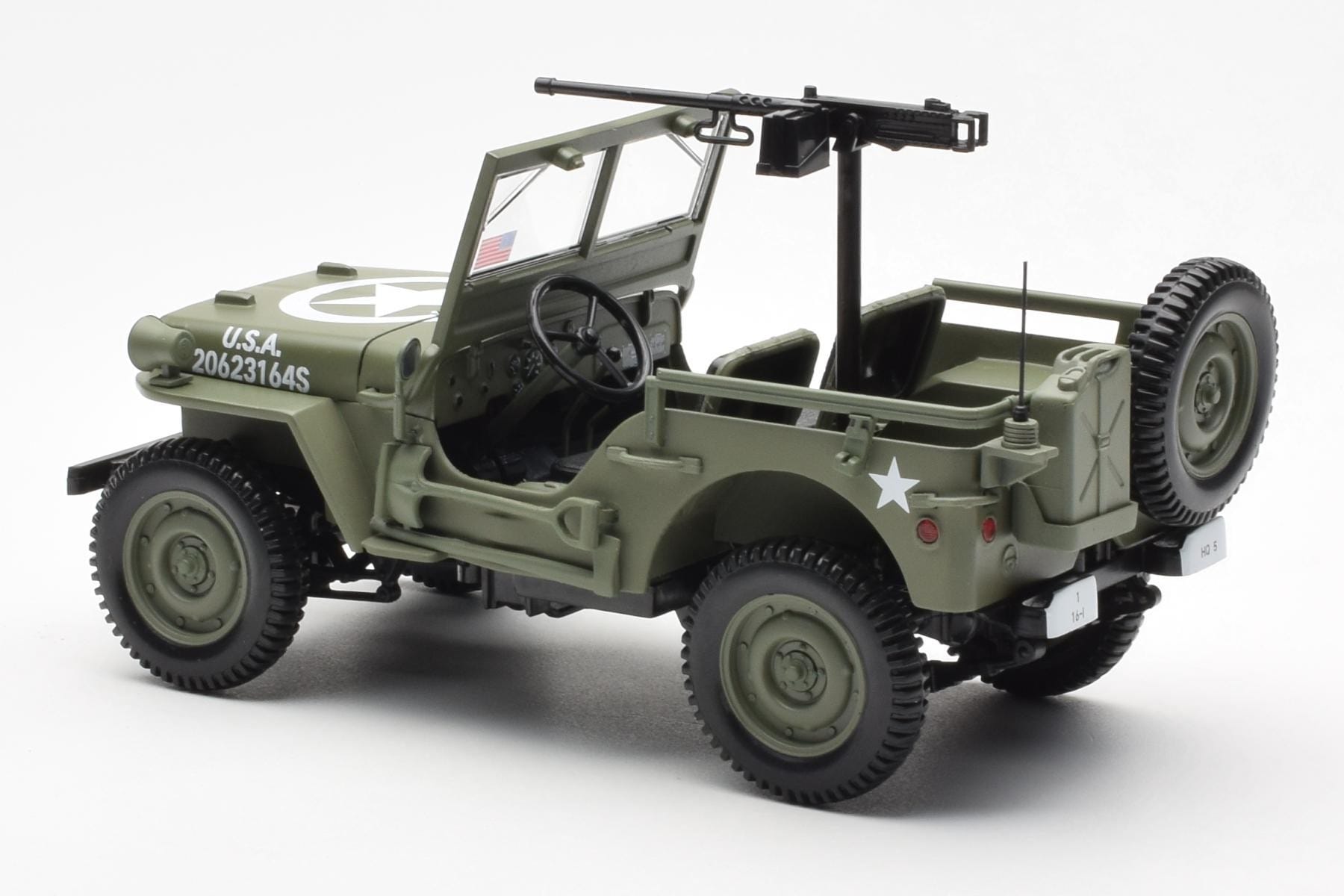 Jeep Willys MB US Army D-Day 1944 Norev 1:18 189016 Metall — bild 9 av 10