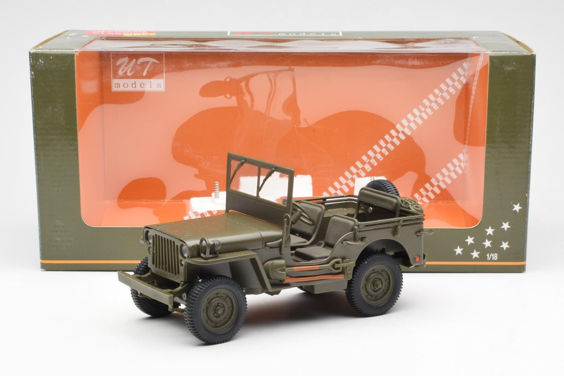 Jeep Willys USA UT Models 1:18 180149000 Metall — bild 6 av 6