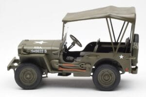 Jeep Willys Med Presenning UT Models 1:18 180149002 Metall — bild 3 av 6