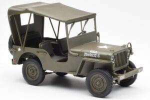 Jeep Willys Med Presenning UT Models 1:18 180149002 Metall — bild 4 av 6