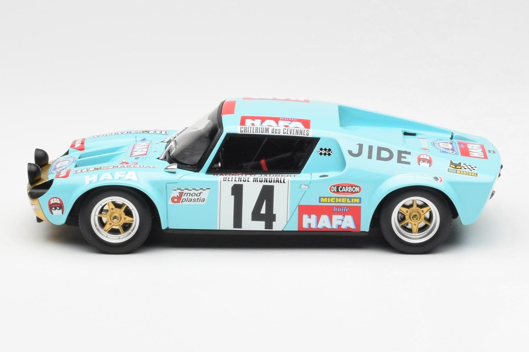 Jide 1600S Gr.4 #14 J. Ragnotti / Jaubert Criterium des Cevennes 1972 Otto 1:18 OT287 Resin — bild 3 av 6