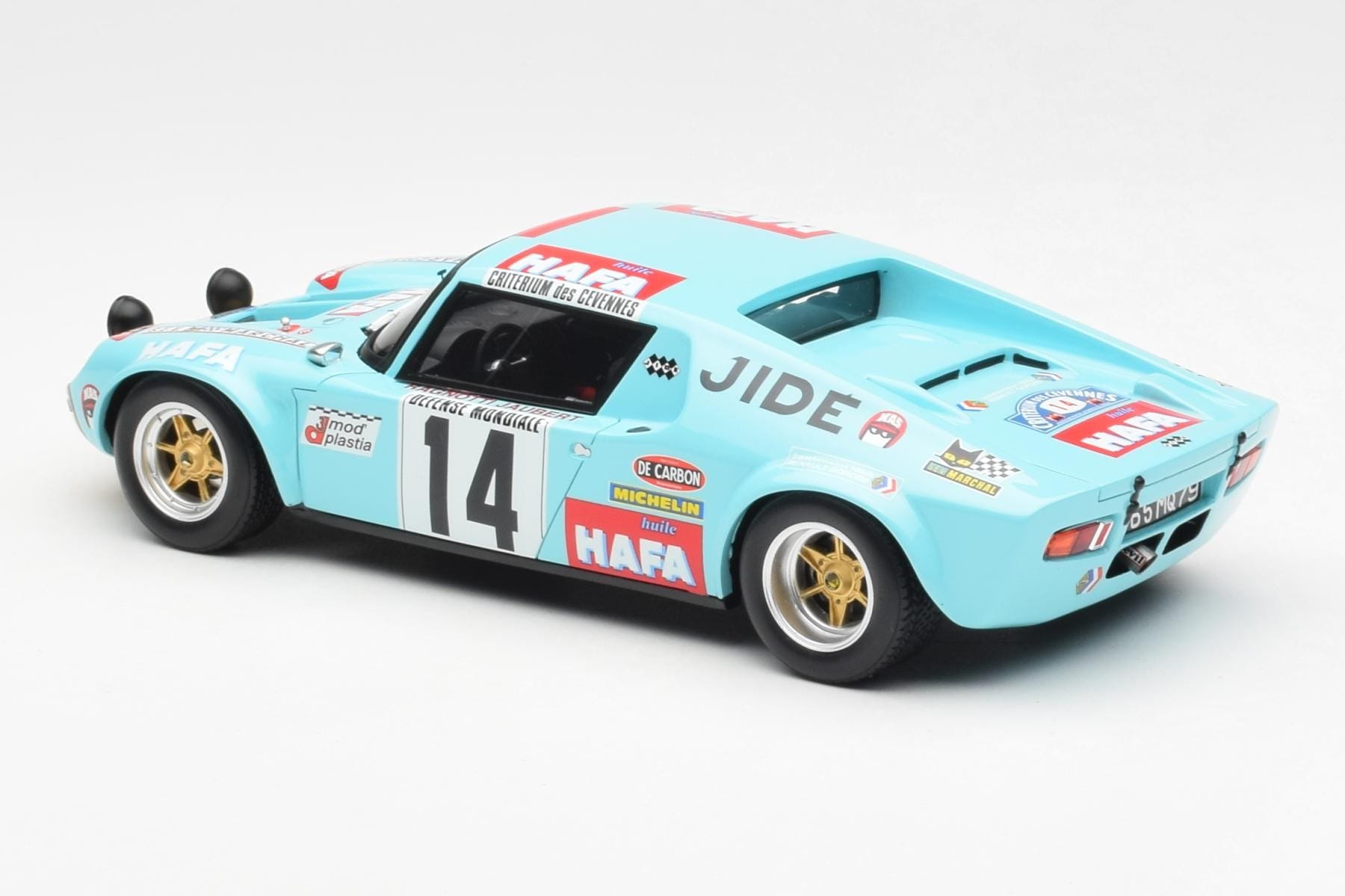 Jide 1600S Gr.4 #14 J. Ragnotti / Jaubert Criterium des Cevennes 1972 Otto 1:18 OT287 Resin — bild 5 av 6