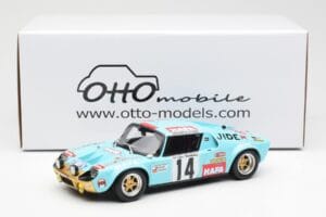 Jide 1600S Gr.4 #14 J. Ragnotti / Jaubert Criterium des Cevennes 1972 Otto 1:18 OT287 Resin — bild 6 av 6