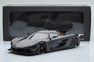 Koenigsegg Jesko Absolut Graphite Grå Asia Exclusive GT Spirit 1:18 CLDC025 Resin — bild 6 av 6