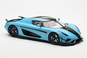 Koenigsegg Regera Baby Blå GT Spirit 1:18 GT881 Resin — bild 4 av 6