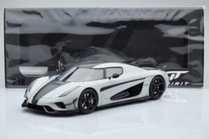 Koenigsegg Regera Grå Asia Exclusive GT Spirit 1:18 CLDC026 Resin — bild 5 av 5