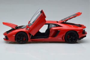 Lamborghini Aventador LP700-4 Andromeda Röd AUTOart 1:18 74669 Metall — bild 4 av 10