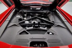 Lamborghini Aventador LP700-4 Andromeda Röd AUTOart 1:18 74669 Metall — bild 9 av 10